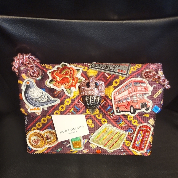 Kurt Geiger Handbags - Kurt Geiger Pink London Mini Kensington
